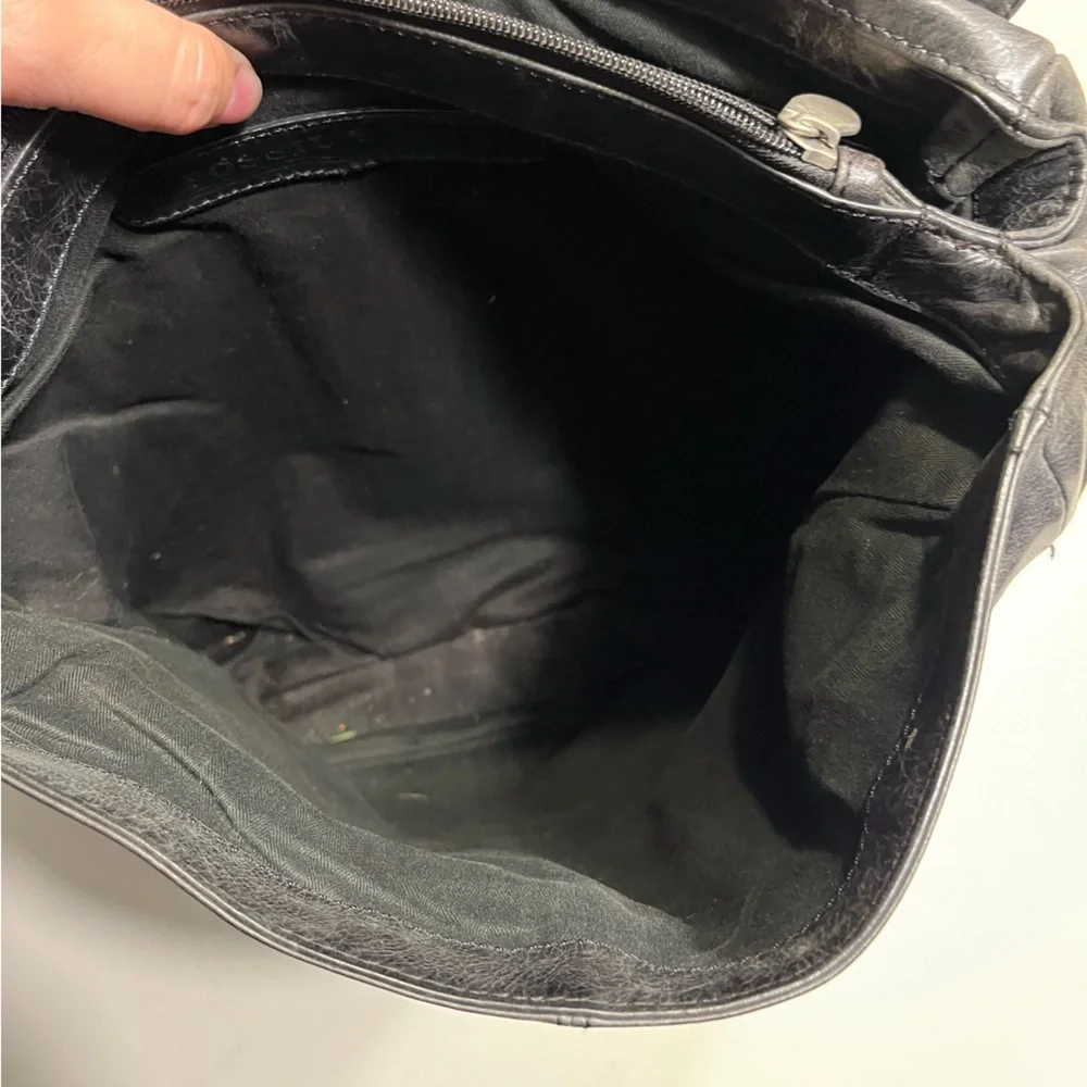 Fossil Brand large leather messenger bag